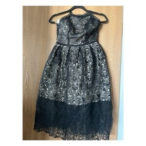 Elegant Black Lace Dress